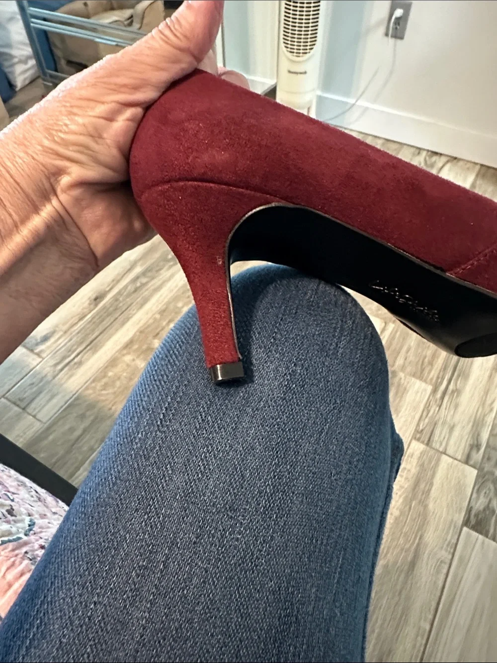 LifeStride New heels , 👠 Burgundy sz 9